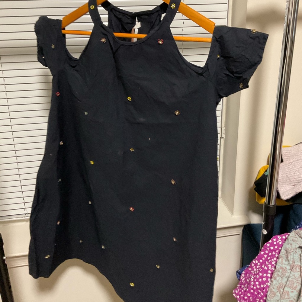 H&M mini dress with beads